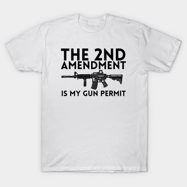 2nd Amendment T-Shirt by François Belchior